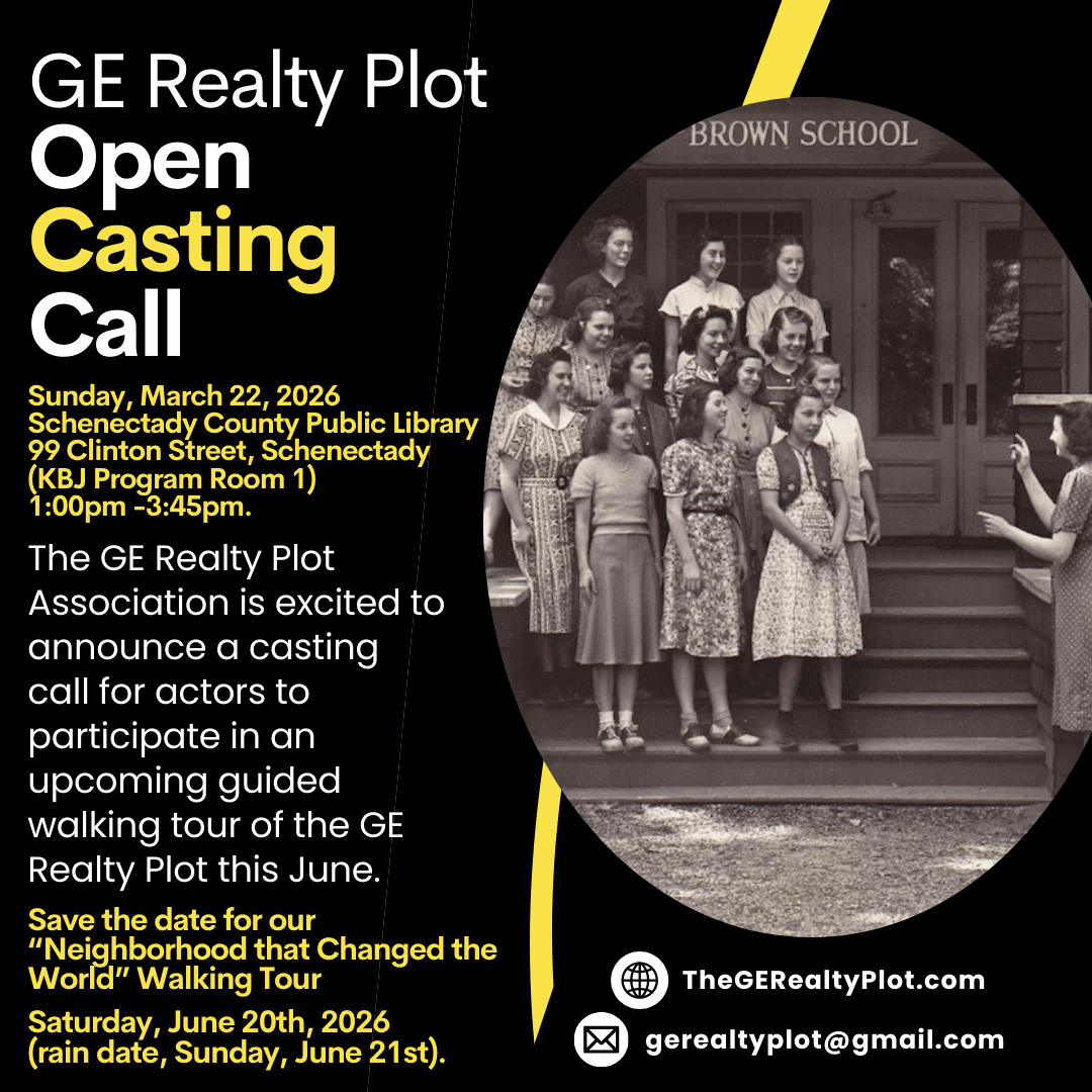 GE Plot Walking Tour Casting Call